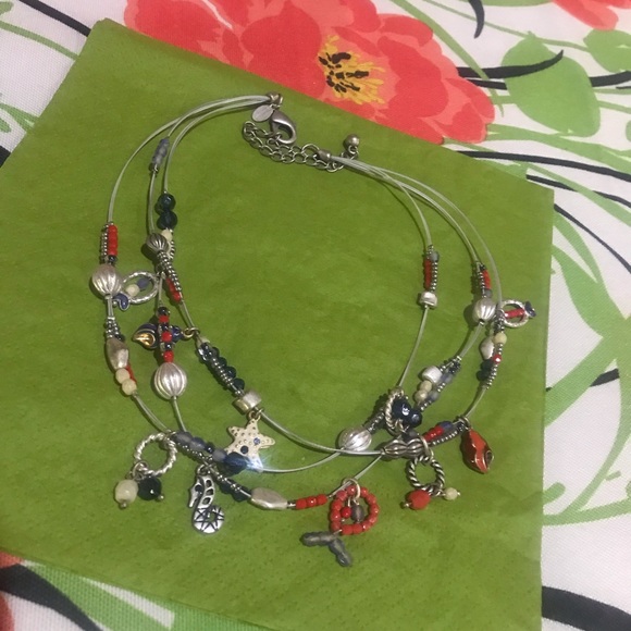 Chico's Jewelry - Chico’s three-strand nautical themed necklace